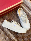 Tênis Feminino Slip On Bege Linho Casual Confortável Bellizzi 