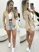 Blazer Feminino Alfaiataria Social Elegante Tecido - Bellizzi Bellizzi 