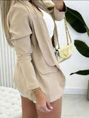 Blazer Feminino Alfaiataria Social Elegante Tecido - Bellizzi Bellizzi 