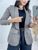 Blazer Feminino Alfaiataria Social Elegante Tecido - Bellizzi Bellizzi 