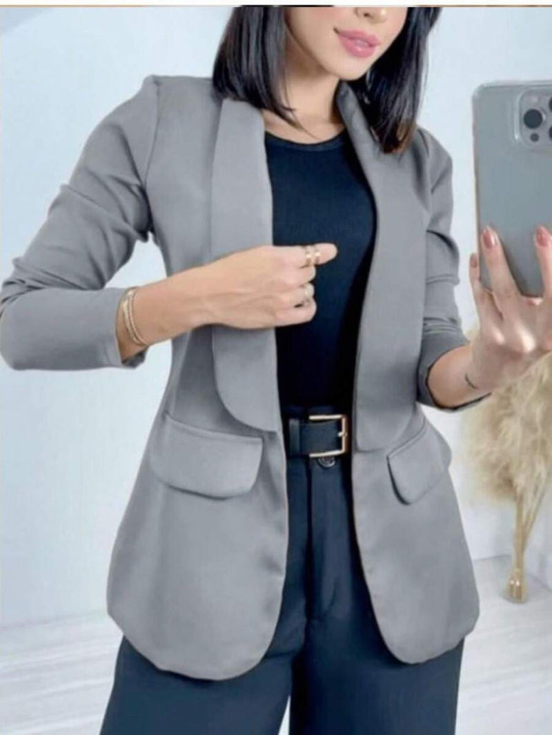 Blazer Feminino Alfaiataria Social Elegante Tecido - Bellizzi Bellizzi 