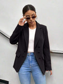 Blazer Feminino Alfaiataria com 6 Botões Elegante - Bellizzi Bellizzi 