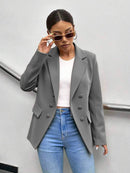 Blazer Feminino Alfaiataria com 6 Botões Elegante - Bellizzi Bellizzi 