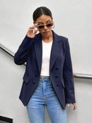 Blazer Feminino Alfaiataria com 6 Botões Elegante - Bellizzi Bellizzi 