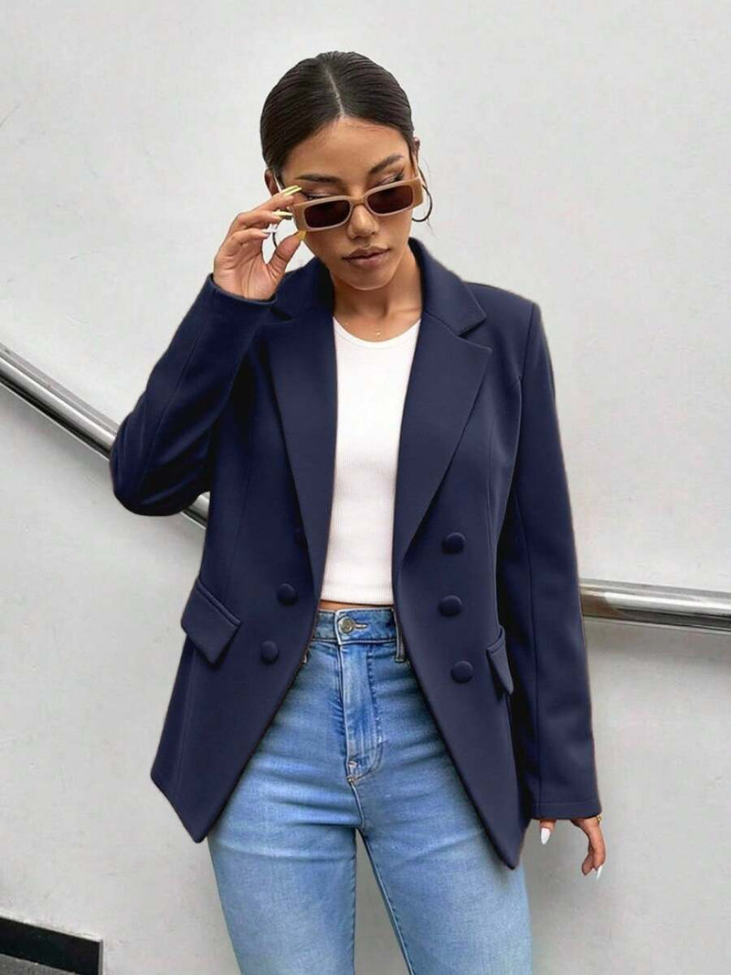 Blazer Feminino Alfaiataria com 6 Botões Elegante - Bellizzi Bellizzi 