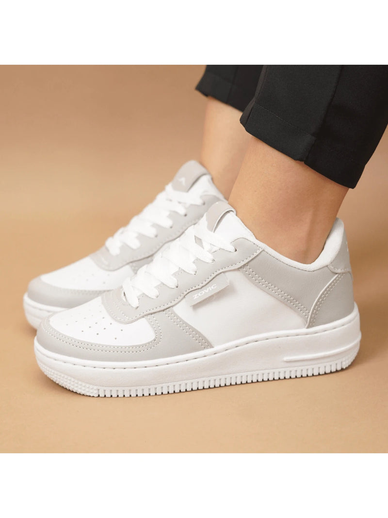 Tênis Air Casual Feminino Couro Macio Solado Confortável