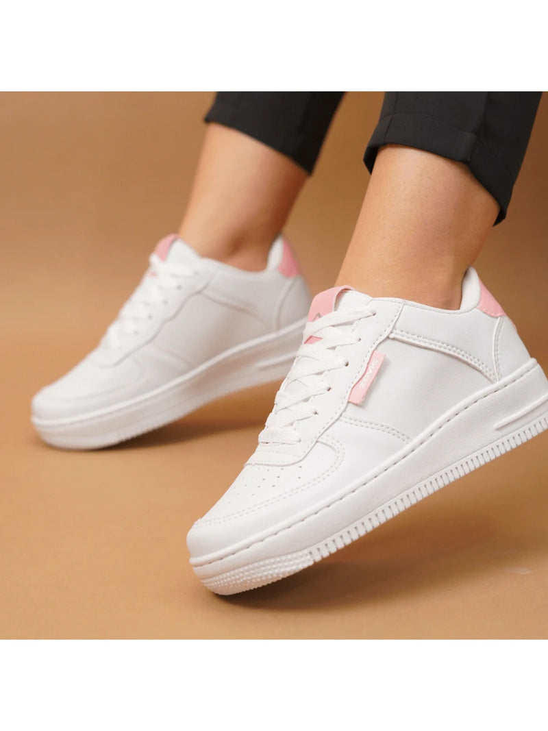 Tênis Air Casual Feminino Couro Macio Solado Confortável