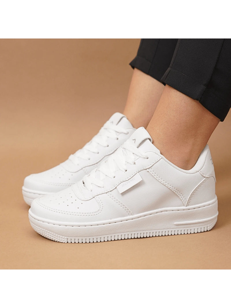 Tênis Air Casual Feminino Couro Macio Solado Confortável