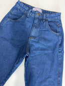 Calça Jeans Mom Feminina 100% Algodão Casual Saina Office Bellizzi 