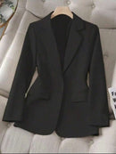 Blazer Feminino Alfaiataria com Forro Botão Elegante Bellizzi 