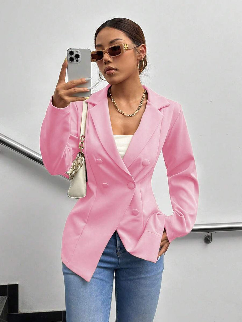 Blazer Feminino Alfaiataria Elegante Casual Social Confortável