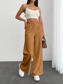 Calça Pantalona Feminina Alfaiataria Fecho Italiano Cruzado Bellizzi 