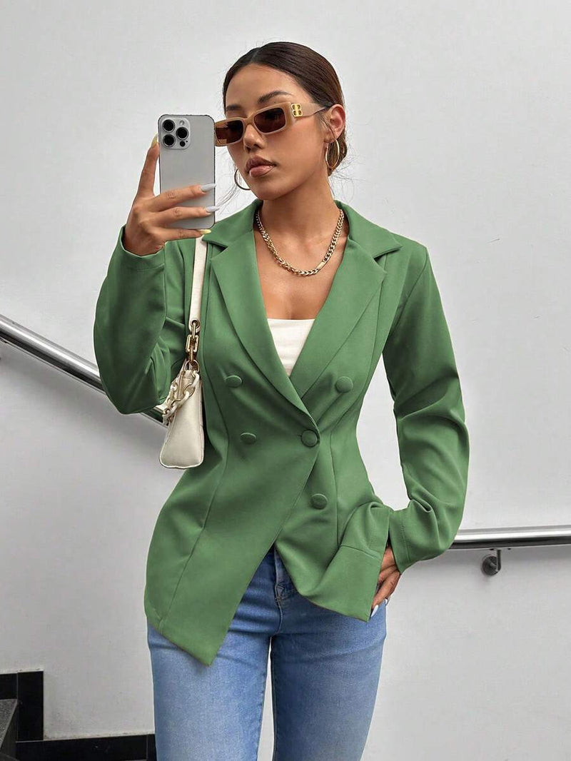 Blazer Feminino Alfaiataria Elegante Casual Social Confortável