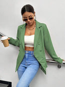 Blazer Feminino Alfaiataria Elegante Casual Social Confortável Bellizzi 