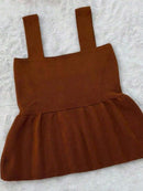 Blusa Bata Regata Feminina Com Babado Peplum Tricot Modal Verão Realize Trico Rodadinha Bellizzi 