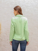 Blazer Feminino Alfaiataria Elegante Casual Social com Botão Bellizzi 