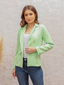 Blazer Feminino Alfaiataria Elegante Casual Social com Botão Bellizzi 