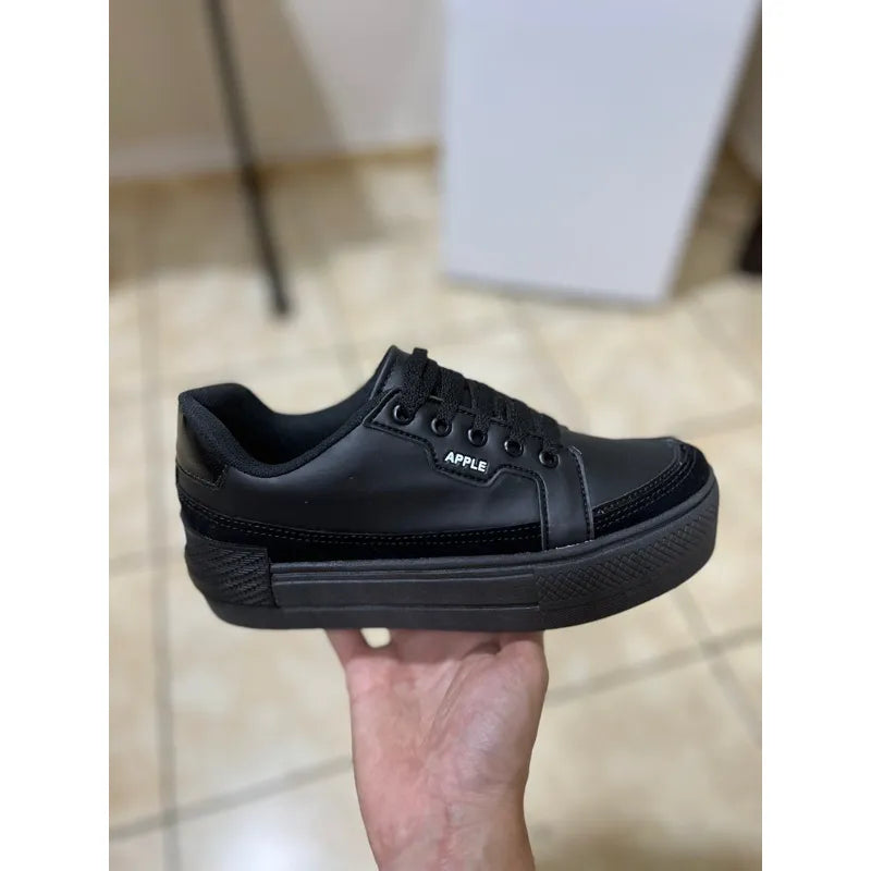 Tênis Feminino  Plataforma com Cano Alto para Looks Casuais Bellizzi 