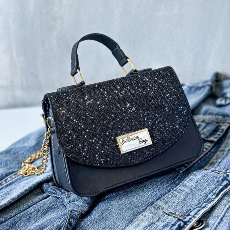 Bolsa Feminina de Festa Brilhante Pequena Tiracolo de Alta Elegância Bellizzi 
