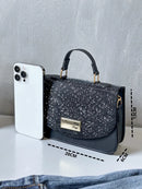 Bolsa Feminina de Festa Brilhante Pequena Tiracolo de Alta Elegância Bellizzi 