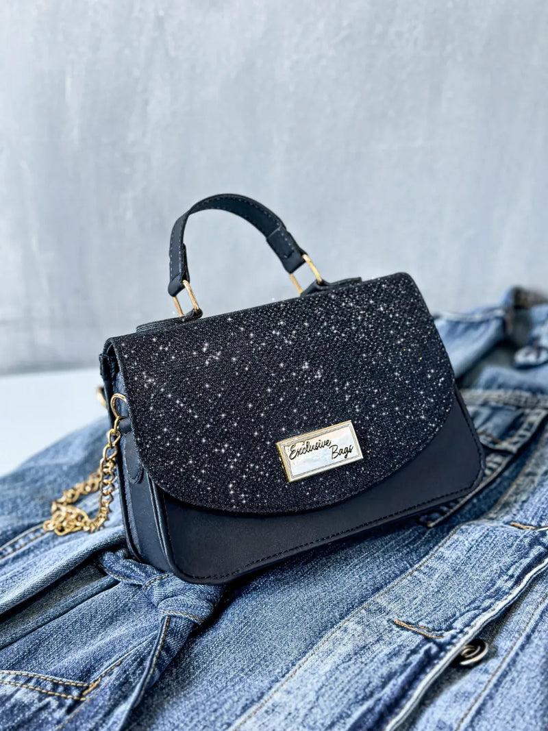 Bolsa Feminina de Festa Brilhante Pequena Tiracolo de Alta Elegância Bellizzi 
