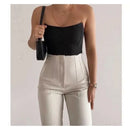 Calça Alfaiataria Feminina Tecido Premium Slim Social Bellizzi 