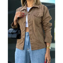 Jaqueta Jeans Feminina com Lycra Corte Ajustado Linha Premium Bellizzi 