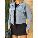 Jaqueta Jeans Feminina com Lycra Corte Ajustado Linha Premium Bellizzi 