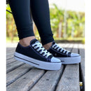 Tênis Feminino de Lona Plataforma Casual Estilo Urbano Bellizzi 