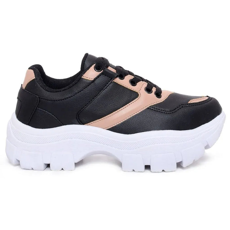 Tênis Chunky Feminino Sintético Plataforma Casual Bellizzi 