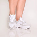 Tênis Feminino Sintético Plataforma Casual Confortável Bellizzi 