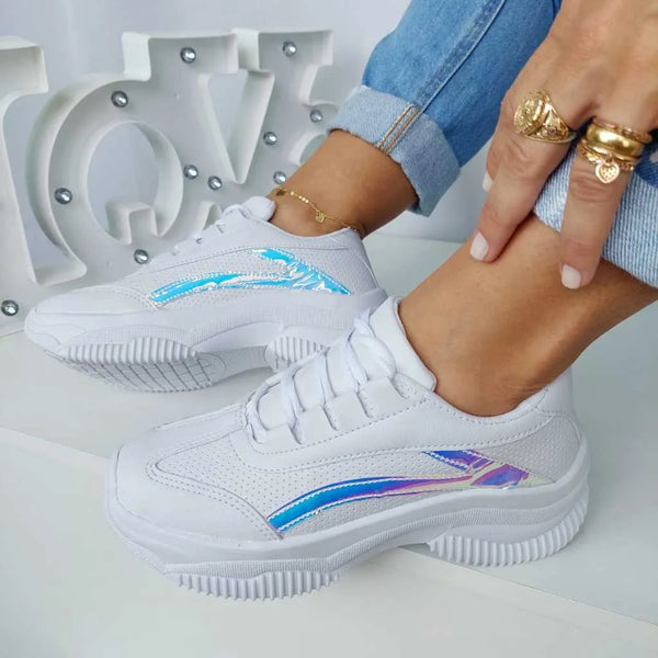 Tênis Feminino Plataforma Sintético Casual Forma Grande Bellizzi 