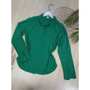 Camisa Feminina em Viscose Manga Longa Casual Elegante Bellizzi 