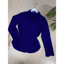 Camisa Feminina em Viscose Manga Longa Casual Elegante Bellizzi 