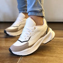 Tênis Casual Feminino Couro Sintético Conforto Diário Bellizzi 