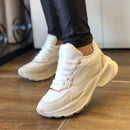 Tênis Casual Feminino Couro Sintético Conforto Diário Bellizzi 