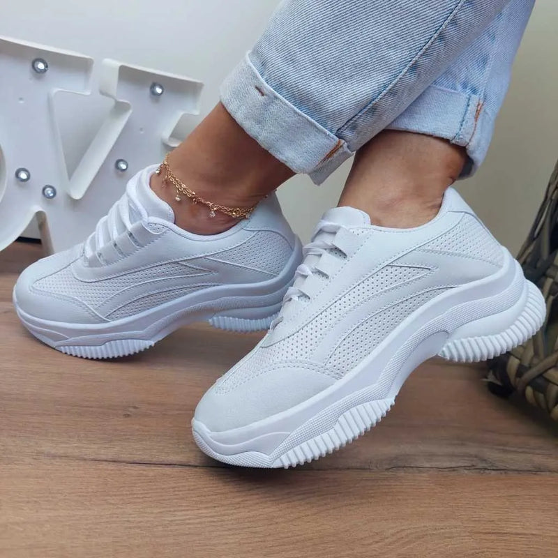 Tênis Feminino Plataforma Sintético Casual Forma Grande Bellizzi 