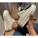 Tênis Feminino de Lona Plataforma Casual Estilo Urbano Bellizzi 