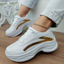 Tênis Feminino Plataforma Sintético Casual Forma Grande Bellizzi 