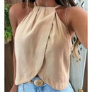 Blusinha Feminina Tulipa em Viscose Leve Casual Bellizzi 