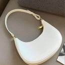 Bolsa de Ombro Feminina Meia Lua Sintética Estilo Minimalista Bellizzi 