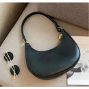 Bolsa de Ombro Feminina Meia Lua Sintética Estilo Minimalista Bellizzi 