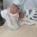 Tênis Feminino Sintético Plataforma Tratorado Casual Bellizzi 