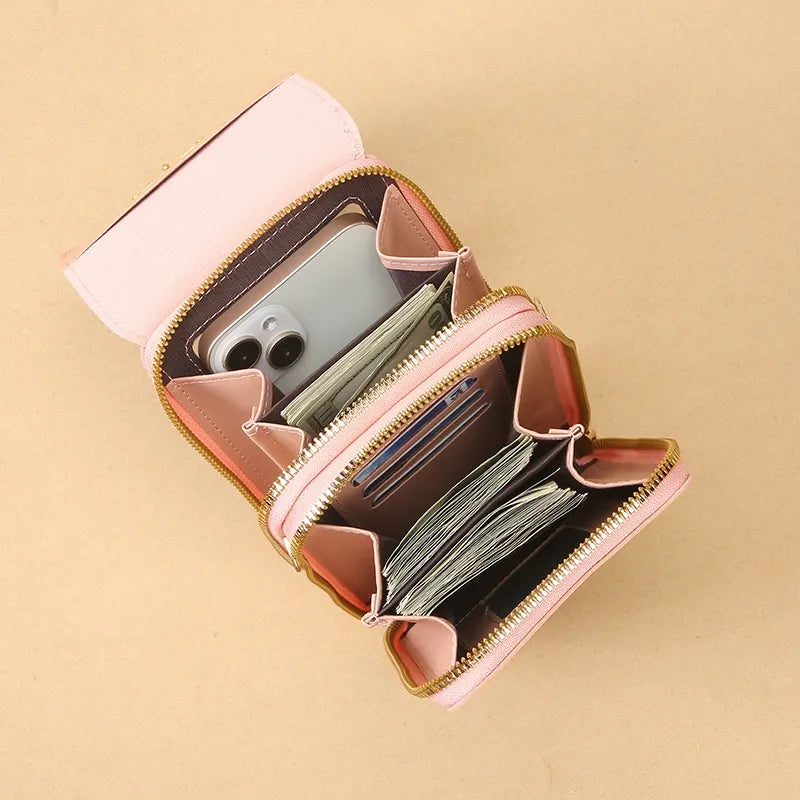Bolsa Feminina Pequena de Couro Sintético Transversal Compacta Bellizzi 