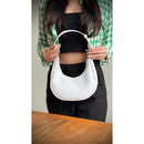 Bolsa de Ombro Feminina Meia Lua Sintética Estilo Minimalista Bellizzi 