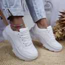 Tênis Feminino Sintético Plataforma Tratorado Casual Bellizzi 