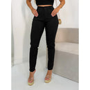 Calça Feminina Bengaline Elástica Skinny Cintura Média Bellizzi 