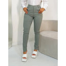 Calça Feminina Bengaline Elástica Skinny Cintura Média Bellizzi 