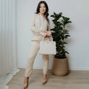 Bolsa Handbag Feminina Grande Sintética Estilo Elegante Bellizzi 