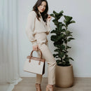 Bolsa Handbag Feminina Grande Sintética Estilo Elegante Bellizzi 